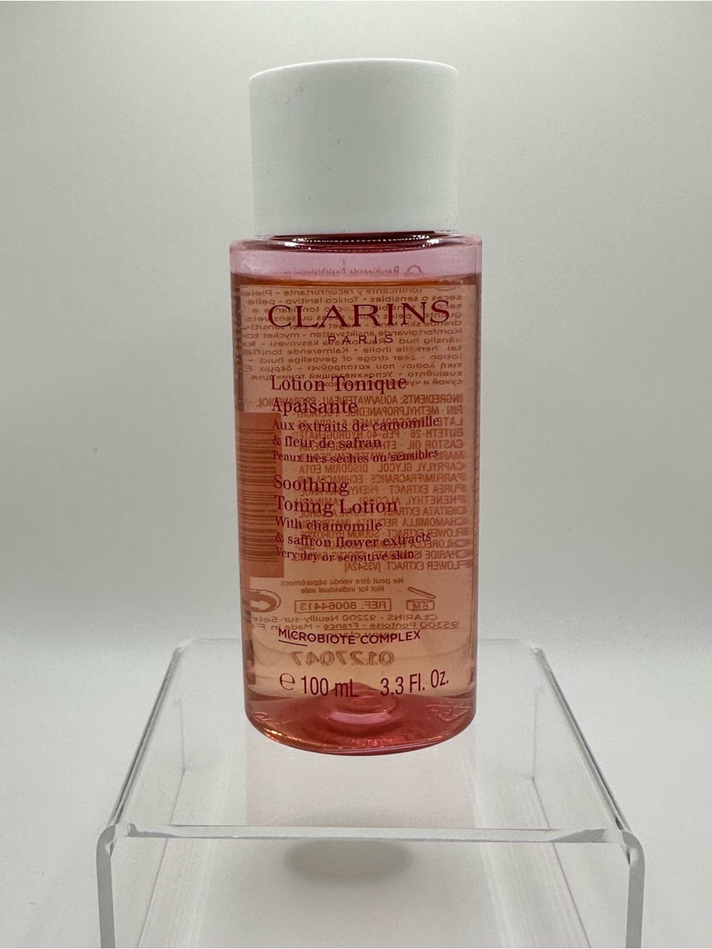 Clarins Pink Soothing Toning Lotion 3.3oz